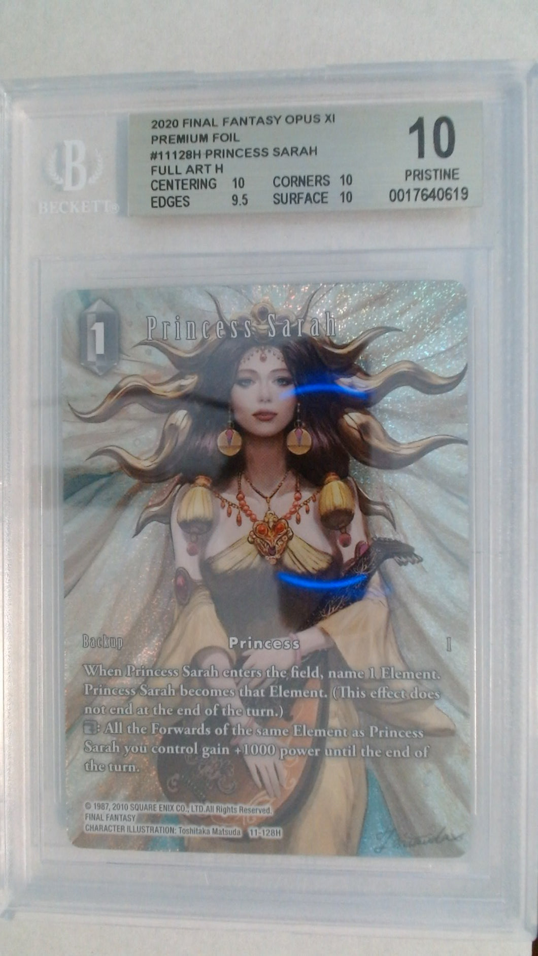 Final Fantasy Opus XI - Princess Sarah Full Art Foil BGS 10 #0017640619