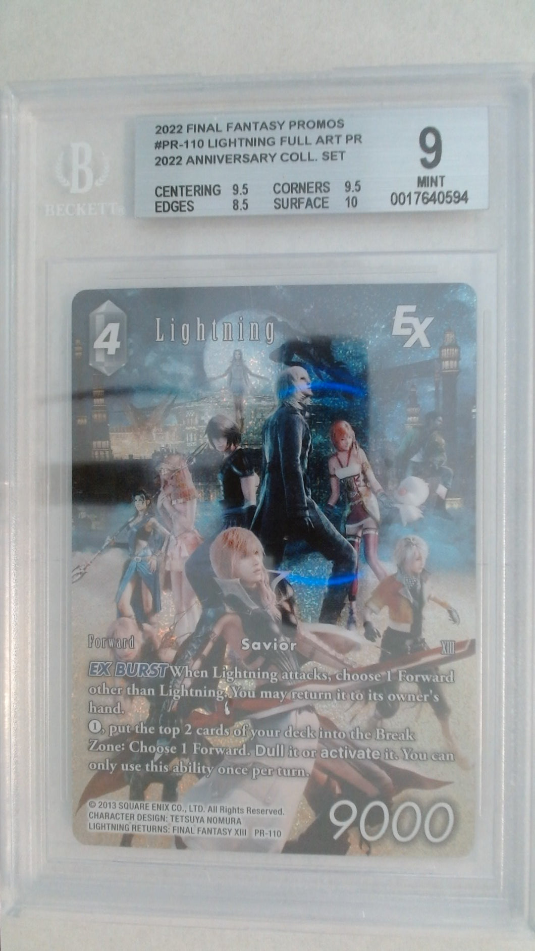Final Fantasy Promo - Lightning Foil BGS 9 #0017640594