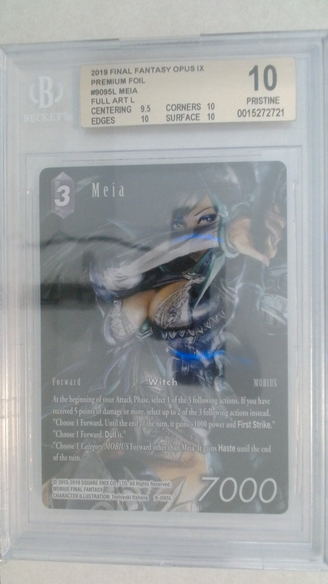 Final Fantasy Opus IX - Meia Full Art BGS 10 #0015272721