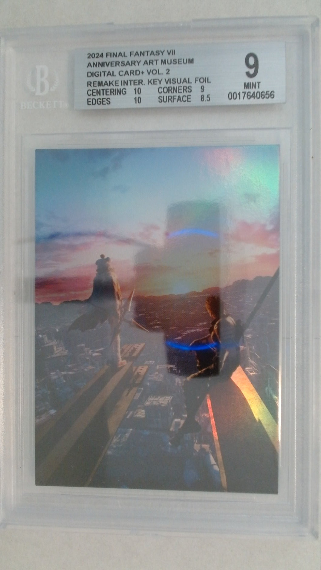 Final Fantasy Art Museum Vol.2 Remake Intergrade Key Visual Foil BGS 9 #0017640656