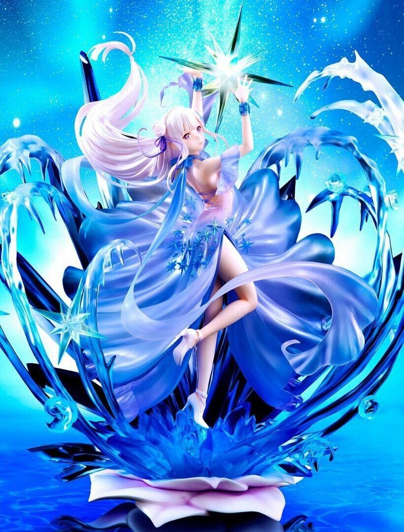 Re:ZERO Emilia Figure Crystal Dress Ver. 1/7 Scale from japan