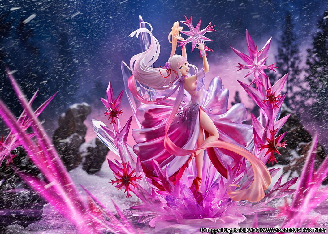 Re Zero Starting Life Emilia Crystal Dress 1/7 PVC Figure