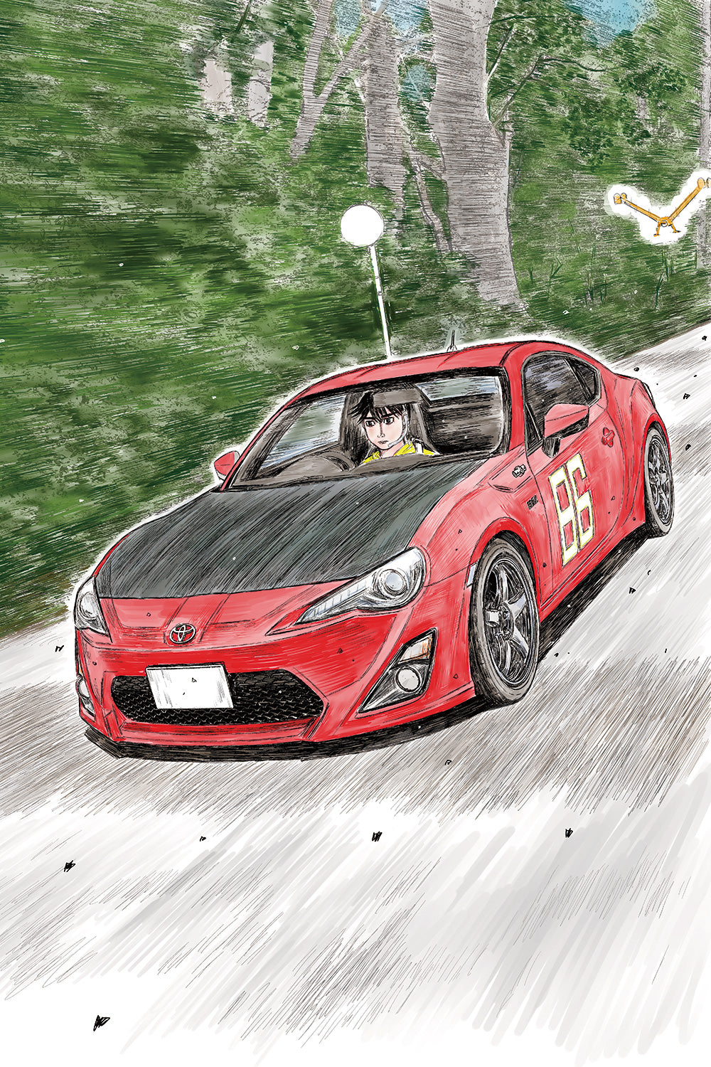 MF GHOST #3, Katagiri Kanata Zn6 Toyota86 Comics Vol.9 The Peninsula Manazuru Ver.