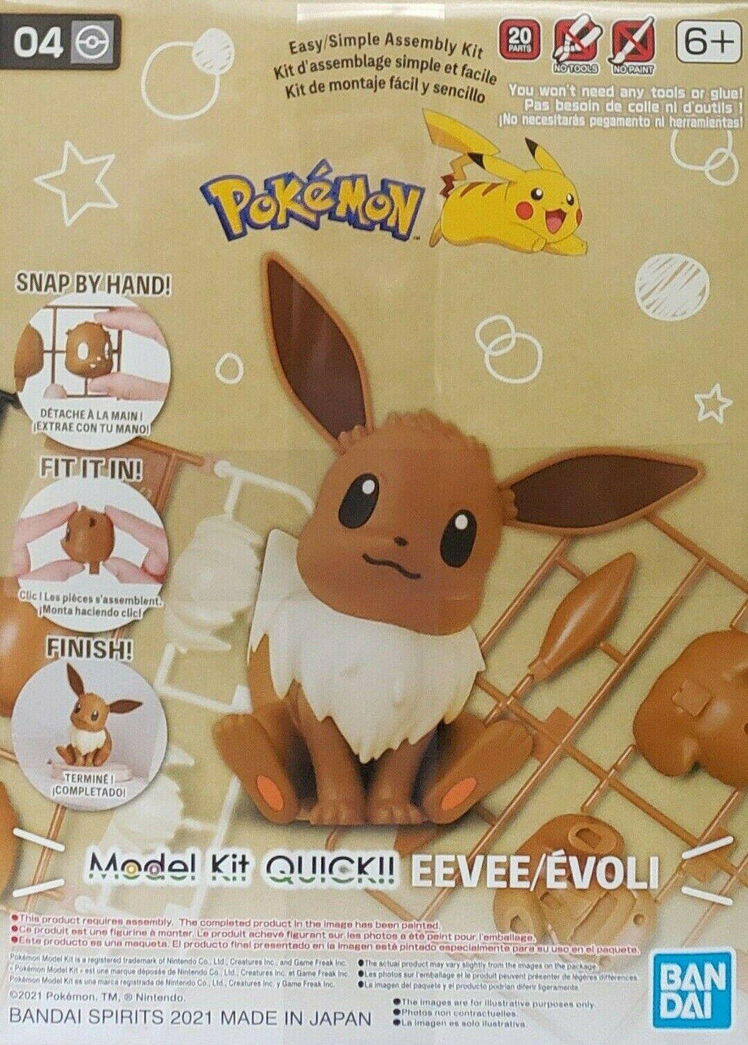 Pokemon Eevee Quick Model Kit