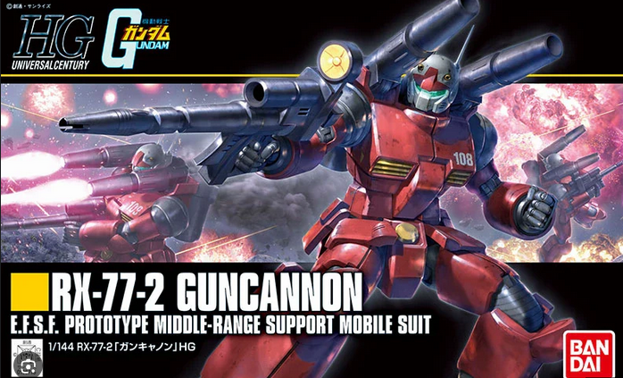 Gundam Hguc Guncannon Revive HG 1/144 Model Kit