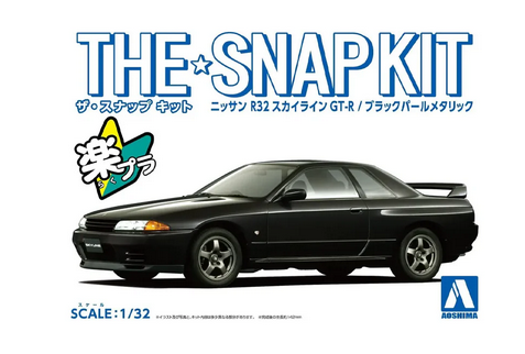 1/32 The Snap Kit Nissan R32 Skyline GT-R (Black Pearl Metallic)