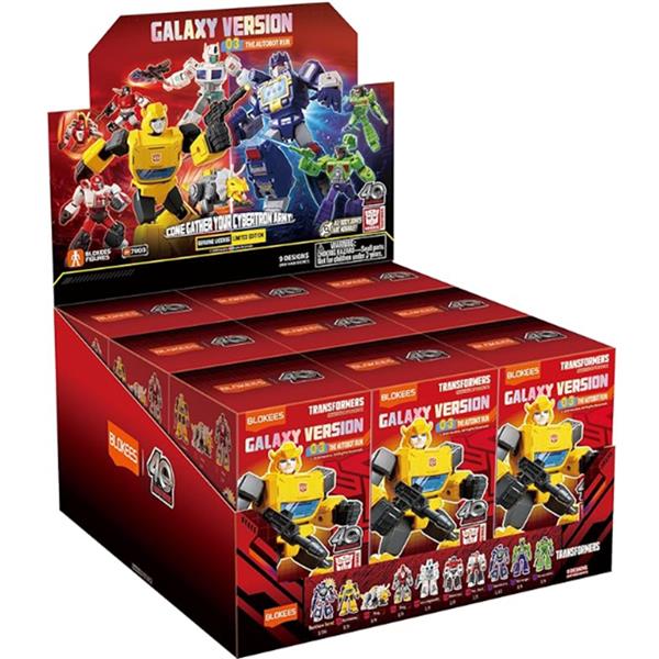 Transformers Galaxy Version 3 The Autobot Run Blokees Mini Model Kit Case of 9