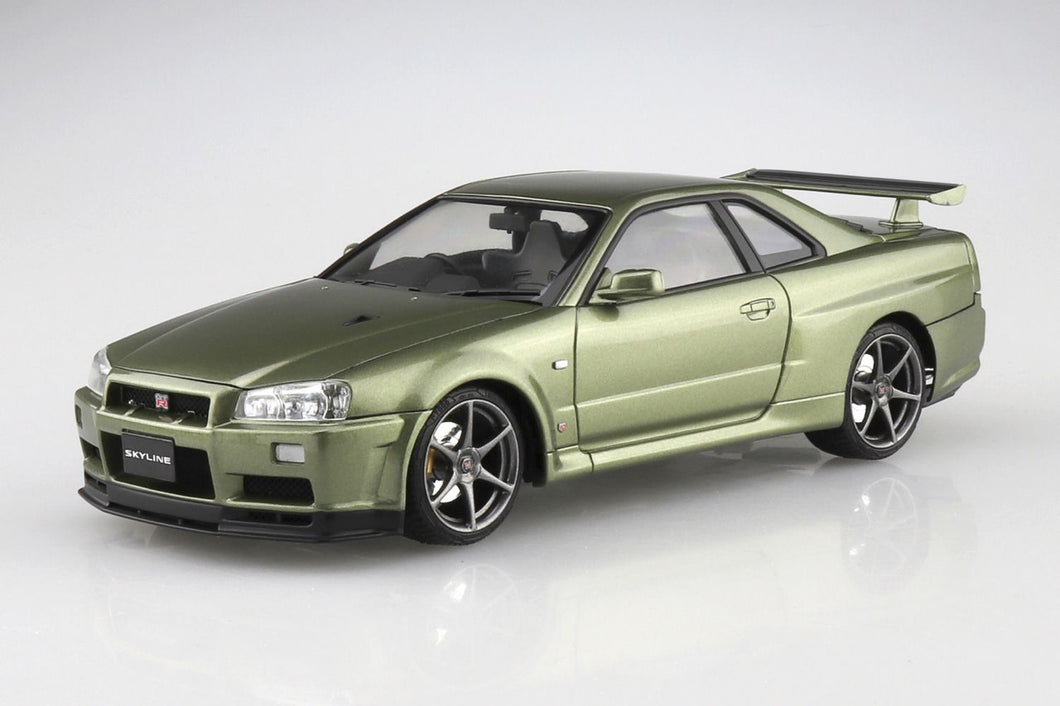 1/24 Nissan BNR34 Skyline GT-R V-spec II Nur '00 Millennium Jade
