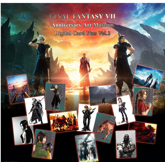 Final Fantasy VII Anniversary Art Museum Digital Card Vol 2