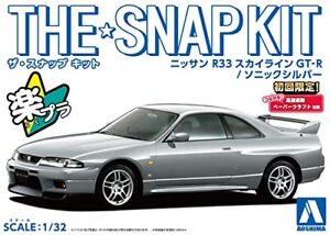 1/32 SNAP KIT #15-D Nissan R33 Skyline GT－R（Sonic Silver）