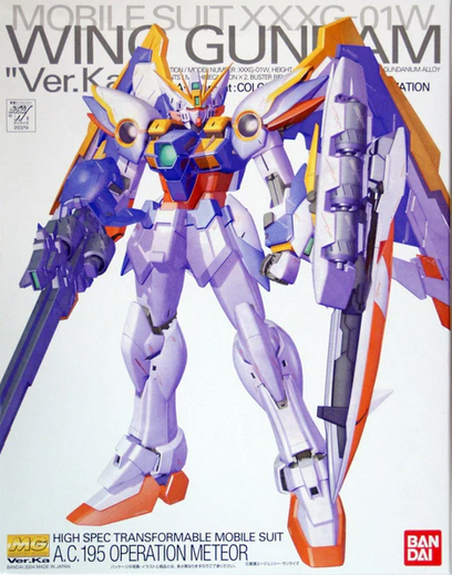 MG New Movement Senki Gundam W Endless Waltz Wing Gundam Ver.Ka 1/100 Scale