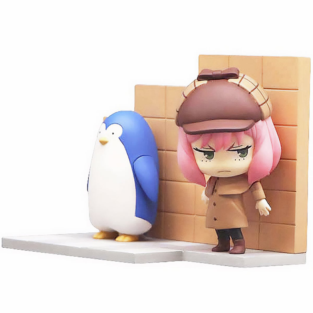 Spy X Family Anya and Penguin Hold Statue