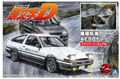 1/24 Initial D - Takumi Fujiwara AE86 Trueno (Project D Ver.)